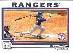 2004 Topps Base Set Michael Young #41 card
