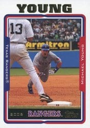 2005 Topps Base Set Michael Young #263 card