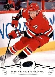 2018-19 Upper Deck Base Set Micheal Ferland #290 card
