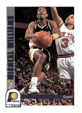 1992-93 Hoops Base Set Micheal Williams #97 card