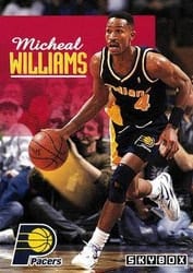1992-93 SkyBox Base Set Micheal Williams #102 card