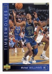 1993-94 Upper Deck Base Set Micheal Williams #268 card