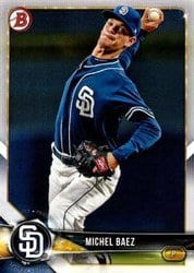 2018 Bowman Draft Base Set Michel Baez #BD-130 card