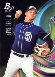 2018 Bowman Platinum Top Prospects Michel Baez #TOP-24 card