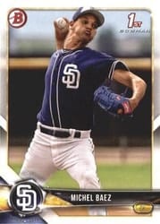 2018 Bowman Prospects Michel Baez #BP67 card