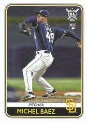 2020 Topps Big League Base Set Michel Baez #151 card