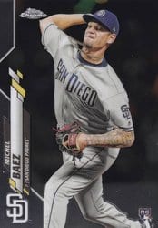 2020 Topps Chrome Base Set Michel Baez #187 card