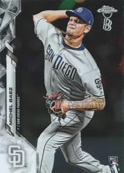 2020 Topps Chrome Ben Baller Edition Base Set Michel Baez #187 card