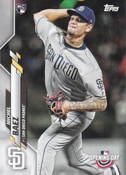 2020 Topps Opening Day Base Set Michel Baez #62 card