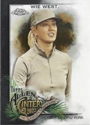 2022 Topps Allen & Ginter Chrome Base Set Michelle Wie West #285 card