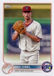 2022 Topps Pro Debut Base Set Mick Abel #PD-8 card