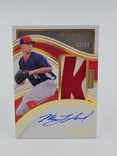 2024 Panini Impeccable 2023 Panini Immaculate Update Prospect Patch Autographs Mick Abel #17 card