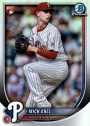 2025 Bowman Chrome Base Set Mick Abel #11b card