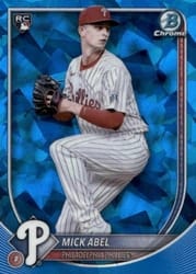 2025 Bowman Chrome Sapphire Edition Base Set Mick Abel #11 card