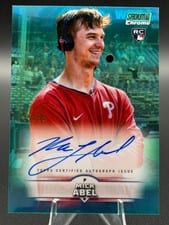 2025 Stadium Club Chrome Autographs Mick Abel #SCCA-MA card