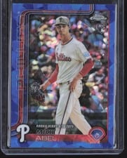 2025 Topps Chrome Update Sapphire Base Set Mick Abel #USC87 card