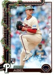 2025 Topps Holiday Base Set Mick Abel #H111 card