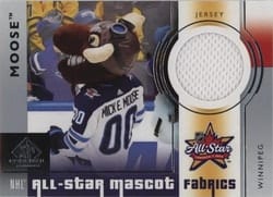 2024-25 SP Game Used 2024 All-Star Mascot Fabrics Mick E Moose #ASMF-24 card