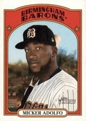 2021 Topps Heritage Minor League Base Set Micker Adolfo #42 card