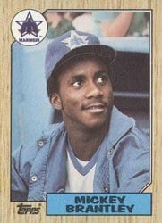 1987 Topps Base Set Mickey Brantley #347 card
