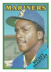 1988 Topps Base Set Mickey Brantley #687 card