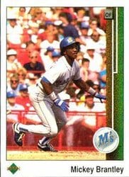1989 Upper Deck Base Set Mickey Brantley #550 card