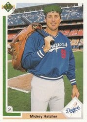 1991 Upper Deck Base Set Mickey Hatcher #666 card