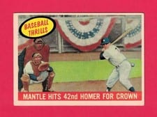 1959 Topps Mickey Mantle #461 card