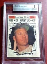 1961 Topps Mickey Mantle #578 card