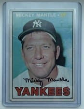 1967 Topps Mickey Mantle #150 card