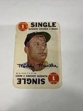 1968 Topps Game Mickey Mantle #2 card