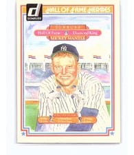 1983 Donruss Hall of Fame Heroes Mickey Mantle #43 card