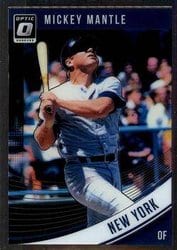 2018 Donruss Optic Base Set Mickey Mantle #165 card
