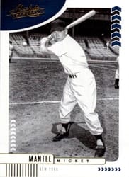 2020 Panini Absolute Base Set Mickey Mantle #7 card