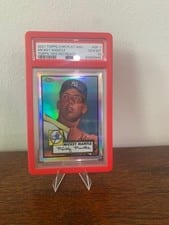 2021 Topps Chrome Platinum Anniversary Mickey Mantle 1952 Recreate Mickey Mantle #SP-1 card