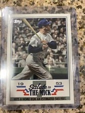 2022 Topps Salute to The Mick Mickey Mantle #STM-2 card