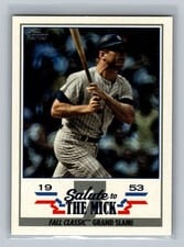2022 Topps Salute to The Mick Mickey Mantle #STM-3 card