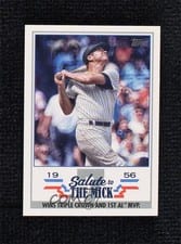 2022 Topps Salute to The Mick Mickey Mantle #STM-4 card
