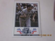 2022 Topps Update Salute to The Mick Mickey Mantle #STM-7 card