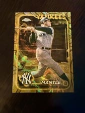 2024 Topps Gilded Collection Base Set Mickey Mantle #7 card
