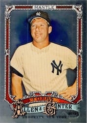 2025 Topps Allen & Ginter Chrome Mickey Mantle #19 card
