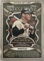 2024 Topps Allen & Ginter Double Rip Cards Mickey Mantle / Juan Soto (New York Yankees) #DRIP-MS card