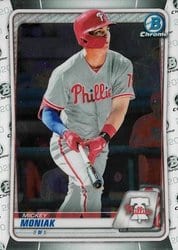 2020 Bowman Chrome Prospects Mickey Moniak #BCP-167 card