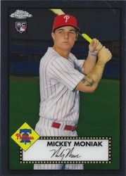 2021 Topps Chrome Platinum Anniversary Base Set Mickey Moniak #77 card