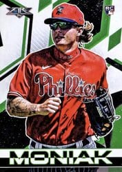 2021 Topps Fire Base Set Mickey Moniak #68 card