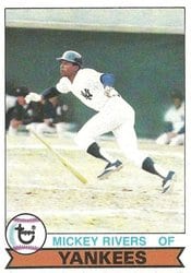 1979 Topps Base Set Mickey Rivers #60 card