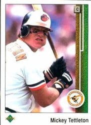 1989 Upper Deck Base Set Mickey Tettleton #553 card