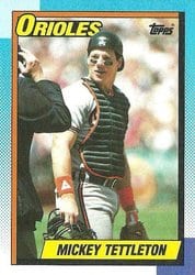 1990 Topps Base Set Mickey Tettleton #275 card