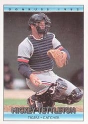 1992 Donruss Base Set Mickey Tettleton #85 card