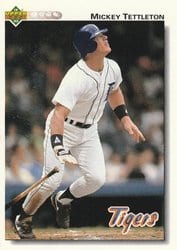 1992 Upper Deck Base Set Mickey Tettleton #251 card